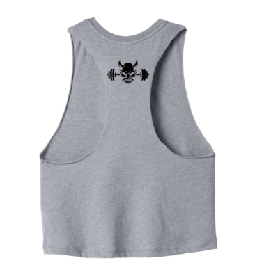 The Standard Crop Top Grey