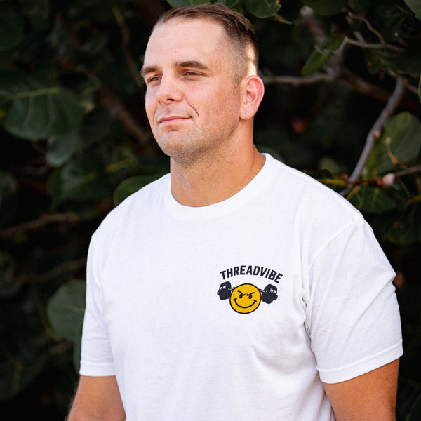 Happy Back Squat Day T Shirt For Weightlifting Enthusiasts Built On A Next Level Tee