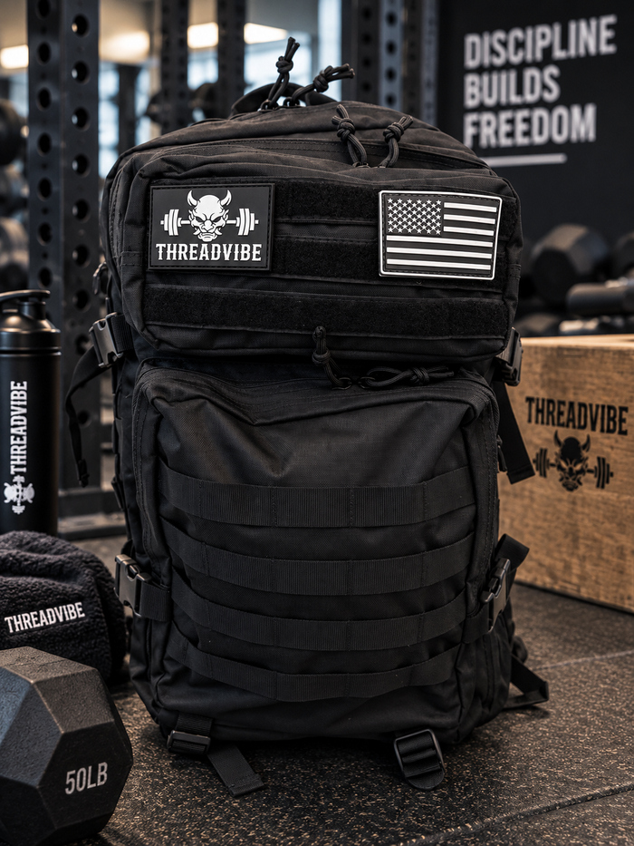 Black 45L Tactical Bag