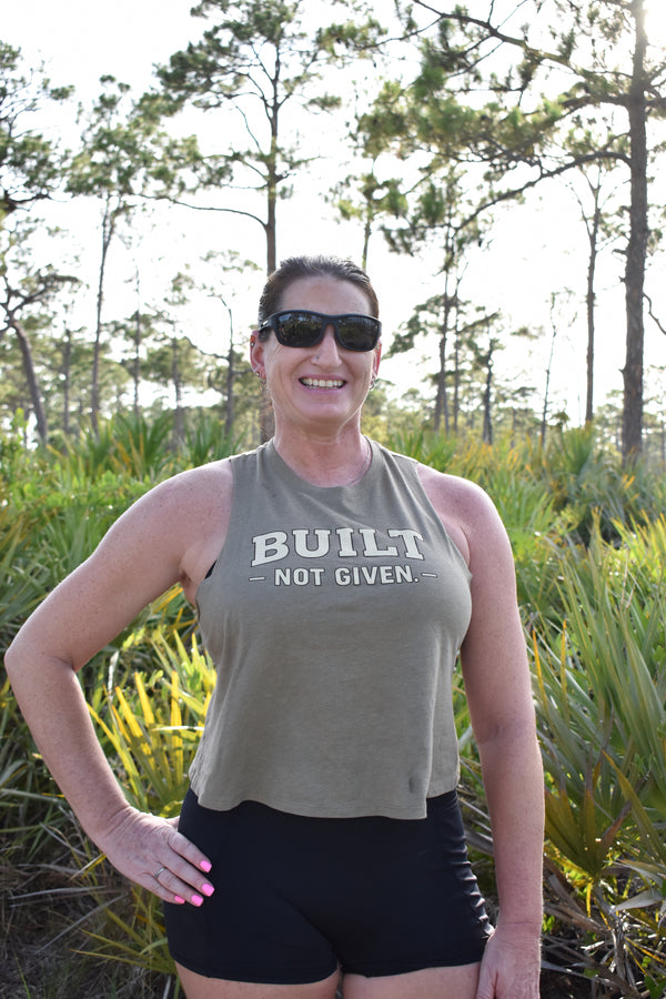 The Standard Crop Top Built Not Given Olive