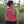 The Standard Crop Top Heather Red