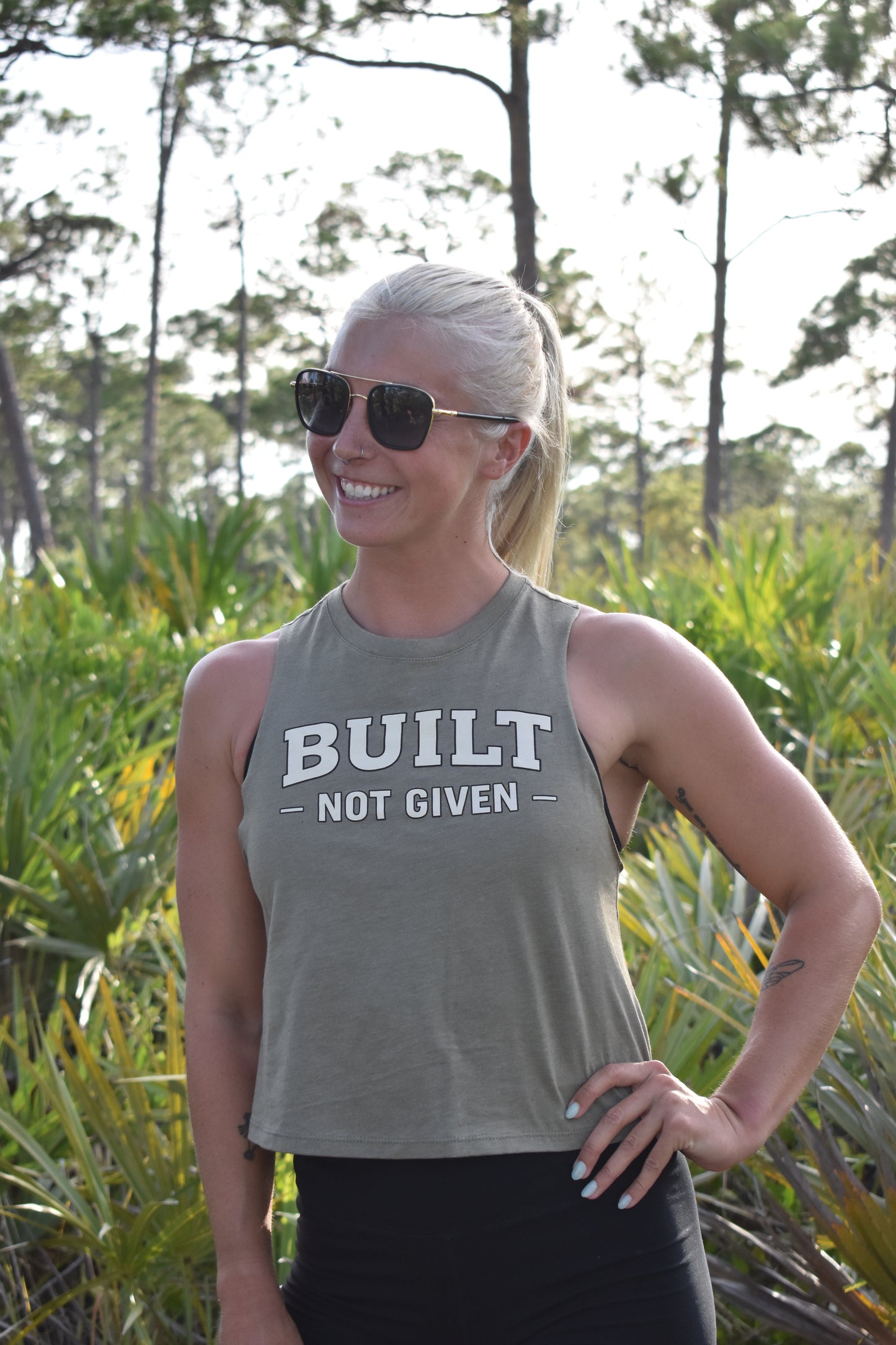The Standard Crop Top Built Not Given Olive