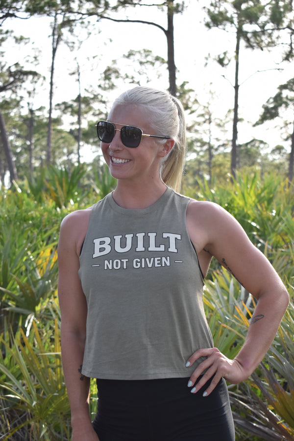 The Standard Crop Top Built Not Given Olive