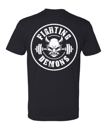 Fighting Demons T Shirt Black