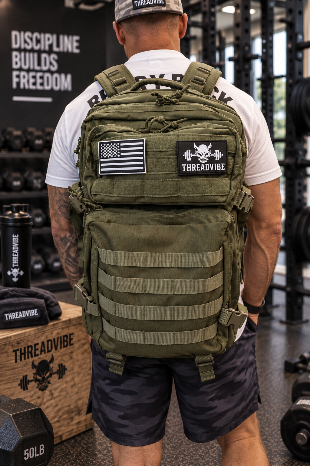 Green 45L Tactical Bag
