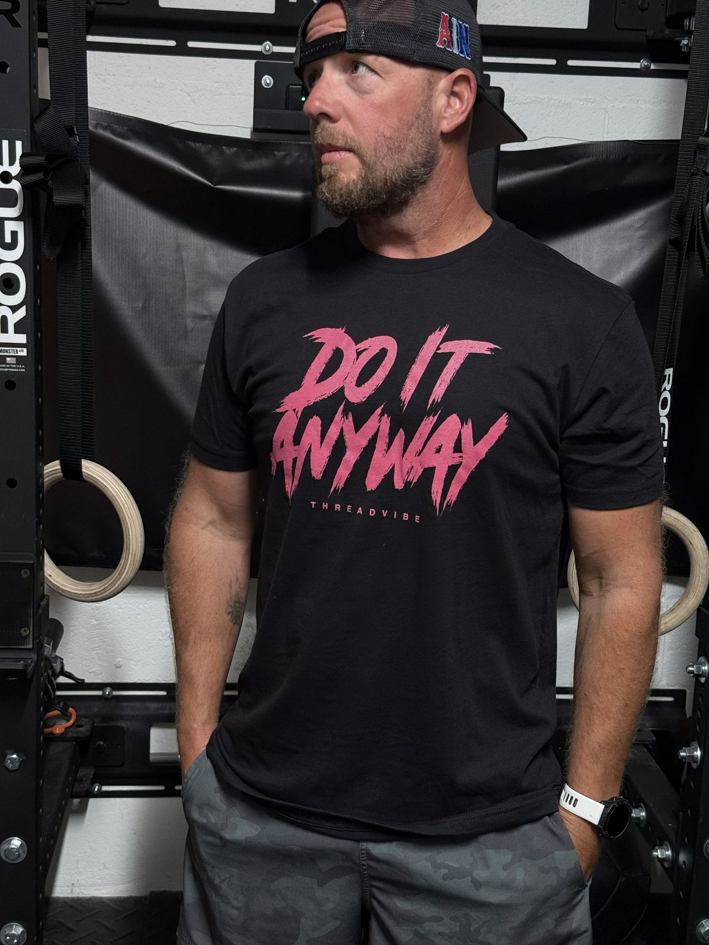Do It Anyway Black Tee