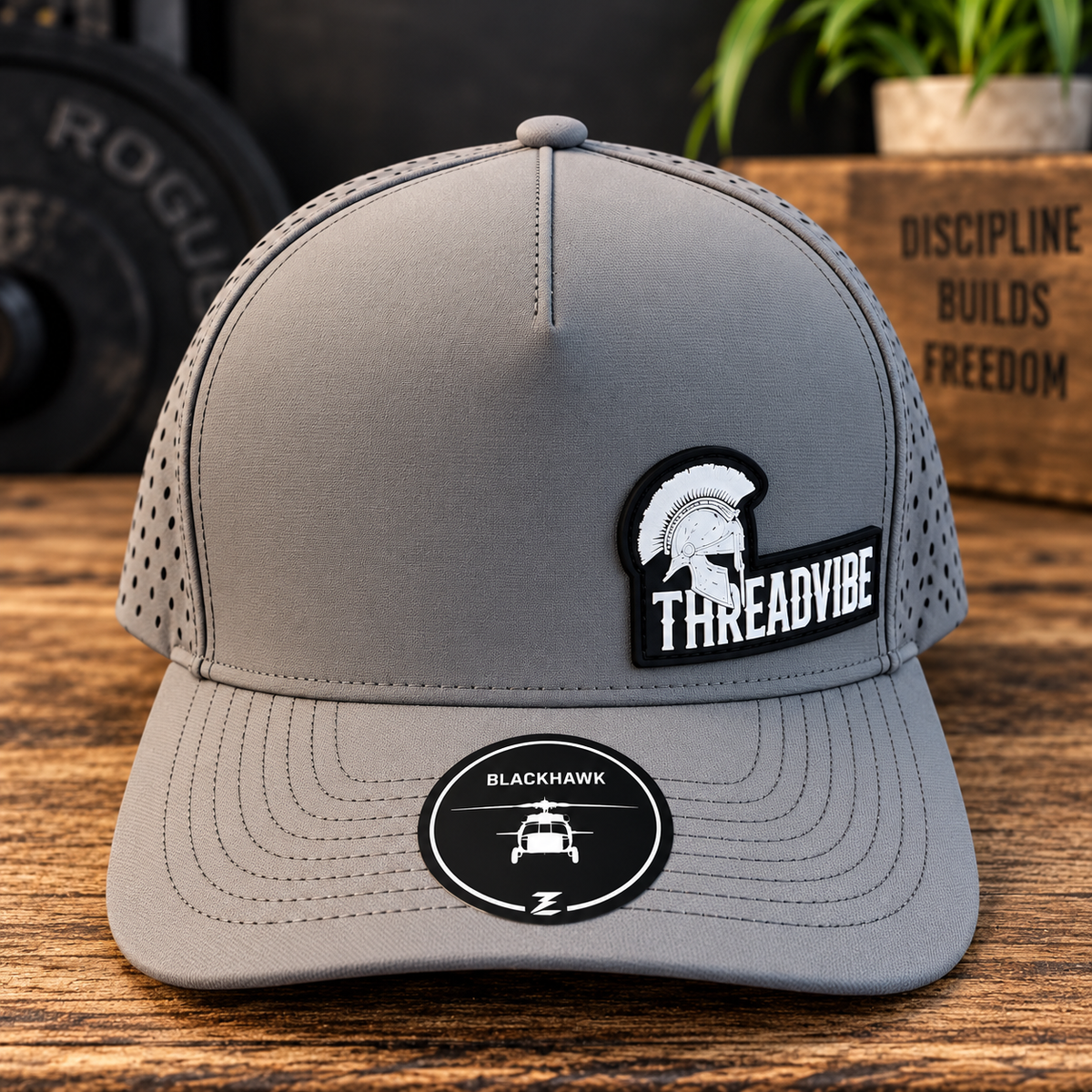 Spartan Grey Blackhawk Hat