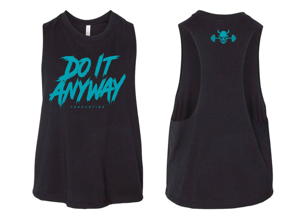 The Standard Crop Top Do It Anyway Teal