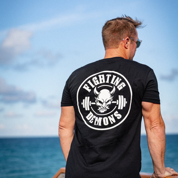 Fighting Demons T Shirt Black
