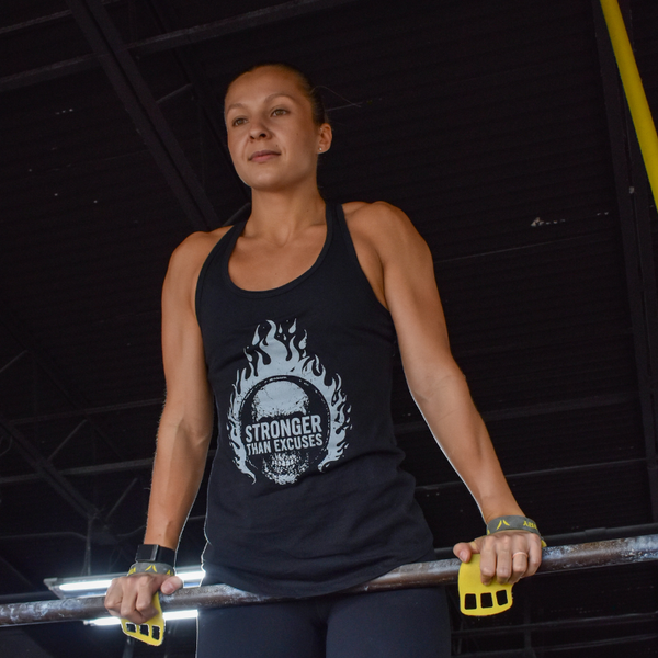 Stronger Than Excuses Flames Women's Tank Top